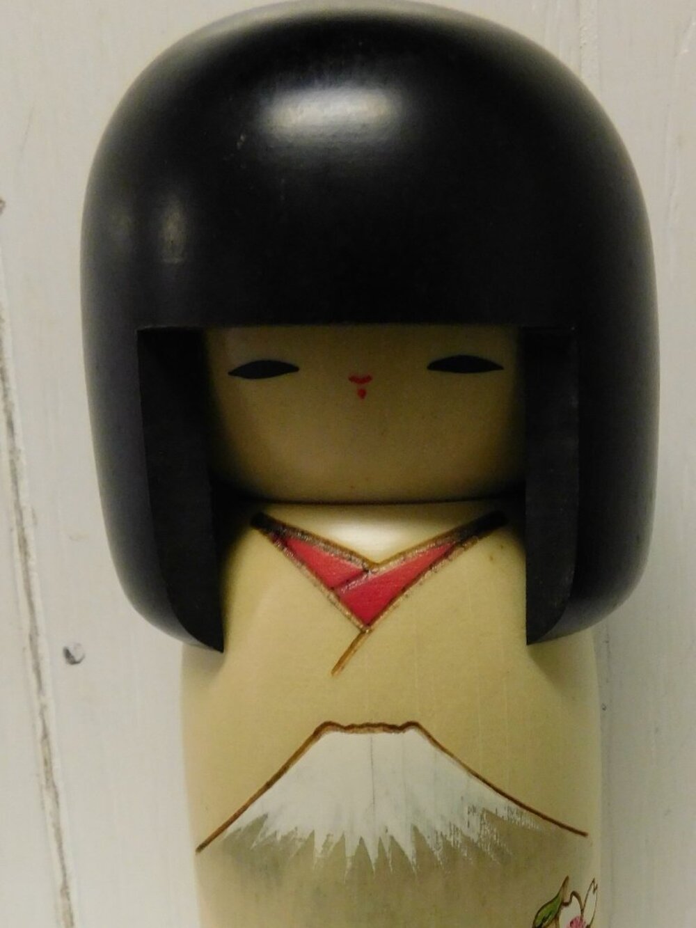 Usaburo KOKESHI DOLL Japan Japanese Creative Sosaku Woody Craft 7" - Picture 2 of 7